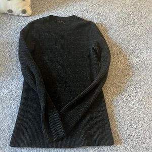 Men’s small weighted sweater in stark gray